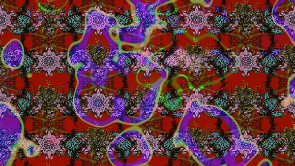 Raster suluboya çiçek deseni, narin çiçekler, kırmızı ve kahverengi çiçekler, tebrik kartı şablonu. Güzel kumaş deseni.