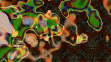 Kahverengi ve yeşil lale çiçekli Raster eskiz deseni. Paket kağıdı için en iyisi. Doğal kozmetik ürünleri, parfüm, çiçekçi dükkanı için bahar ihalesi tasarımı. Karşılama ya da düğün geçmişi olarak kullanılabilir.