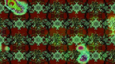 Küçük bir çiçekte eskiz deseni. Güzel kumaş deseni. Raster illüstrasyonu. Güzel çiçek arkaplanı..