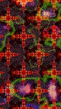 Kahverengi ve siyah renklerde. Anti-stres için soyut örnek sayfası. Raster illüstrasyonu.