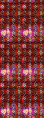 Küçük çiçekte güzel bir desen. Küçük renkli çiçekler. Motley illüstrasyonu. Moda baskıları için zarif bir şablon. Çiçekli bahar çiçekleri.