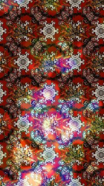 Raster güzel bir çiçek deseni çizmiş. Nazik romantik baskı. Kahverengi renkli çiçekler. Tatil havası. Bahar mevsimi.