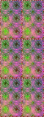 Renkli Yaz Temalı Kusursuz Arkaplan. Düz Çiçek Elementleri Tasarımı. Güzel kumaş deseni. Raster illüstrasyonunda trendsiz çiçek deseni.