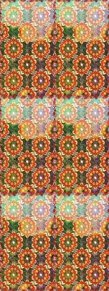 Geleneksel klasik raster altın pürüzsüz desen. Barok tarzında kusursuz bir doğulu süsü. Kahverengi renklerde altın elementler.