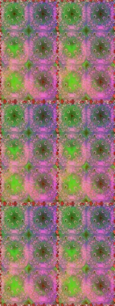 Renkli Yaz Temalı Kusursuz Arkaplan. Düz Çiçek Elementleri Tasarımı. Güzel kumaş deseni. Raster illüstrasyonunda trendsiz çiçek deseni.