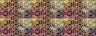 Barok tarzında kusursuz bir doğulu süsü. Kahverengi ve nötr renklerde geleneksel altın desenli Raster.