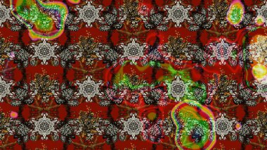 Raster Hip kumaş deseni. Eskiz Vintage Çiçek Deseni.