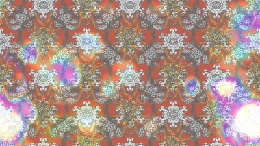 Raster illüstrasyonu. Tropik çiçek desenleri. Gri ve nötr renkte çiçekler.