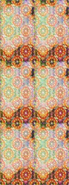 Tarafsız renklerde, altın elementlerle kusursuz desen. Kusursuz altın desen. Raster doğulu süsü.