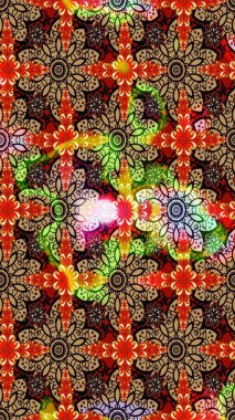 Etnik Mandala süsleme. Kullanılabilir Tekstil, tebrik kartı, boyama kitabı, telefon durumda yazdırma için. Raster kına dövme tarzı. Hint çiçek desenli madalyon desen.