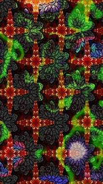 Siyah ve yeşil renkli çiçekler. Elle boyanmış suluboya resim çizimi çiçekler ve bitkiler.