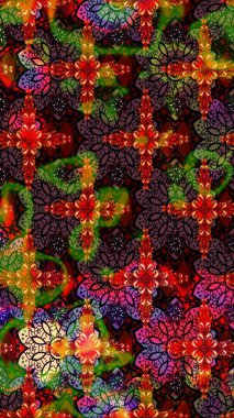 Raster düz çiçek çizim deseni. Kahverengi ve siyah renkli çiçekler. Tasarım hediye paketi, tebrik kartları, posterler ve afiş tasarımı.