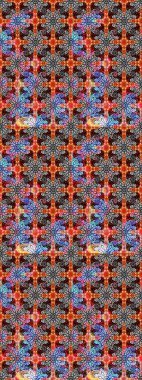 Eskiz geçmişi. Eski usul. Raster illüstrasyonu. Miles Fleur, süslü püslü bir süs. Tomurcukları papatya çiçekleri olan sevimli bir çiçek deseni. Kumaş, tekstil ve duvar kağıdı baskısı için..