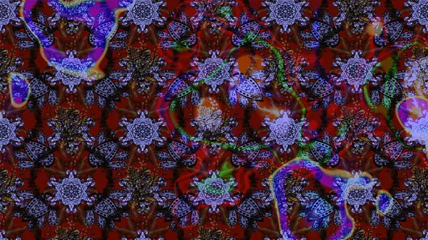 Güzel kumaş deseni. Bahar çiçekleriyle güzel bir çiçek deseni çizmişsin. Raster illüstrasyonu.