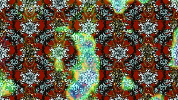 Elle boyanmış suluboya resim çizimleri, çiçekler ve bitkiler. Kahverengi ve yeşil renkte çiçekler.