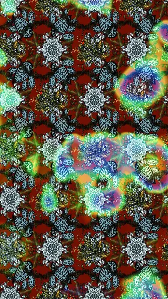 Elle boyanmış suluboya resim çizimleri, çiçekler ve bitkiler. Yeşil ve mavi renkte çiçekler.