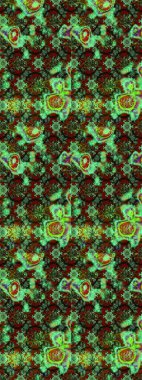 Eskiz arkaplan modeli. Raster - stok. Suluboya, elle çizilmiş. Vadinin çiçekleri yeşil ve kahverengi renklerde.