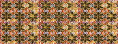 2019 Noel 'i, kar tanesi, yeni yıl. Kahverengi ve nötr renklerde altın elementlerle klasik, pürüzsüz desen.