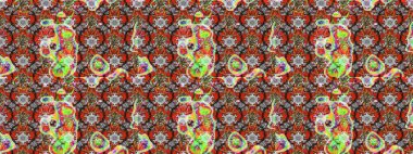 Küçük gri ve kahverengi çiçeklerle oldukça eski bir besin torbası deseni. Tekstil, kumaş, kapaklar, duvar kağıtları, baskı, paket, koleksiyon defteri, örgü, dekupaj için çiçek arkaplanı..