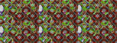 Çizim kalıbı. Raster illüstrasyonu. Ultraviyole kumaş deseni. Organik motif arkaplanı.