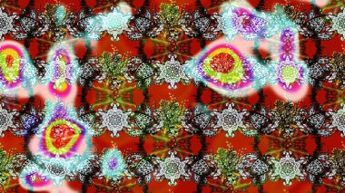 Çiçekli eskiz çizimi. Düz Çiçek Elementleri Tasarımı. Gri ve kırmızı renkte çiçekler. Renkli Yaz Teması çizim şablonu.