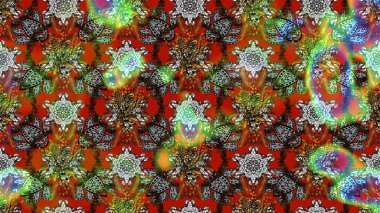 Raster illüstrasyonu. Gri ve kahverengi renkli şirin çiçekler. Küçük çiçekli basit bir çiçek çizimi. Moda baskısı, albüm, ambalaj kağıdı, duvar kağıdı için zarif dekoratif süslemeler..