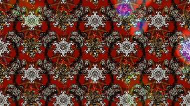 Tomurcukları çiçek olan sevimli bir çiçek deseni. Raster illüstrasyonu. Raster. Eskiz geçmişi. Kumaş, tekstil, duvar kağıdı baskısı için. Antika retro tarzı.