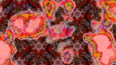 Nazik romantik baskı. Bahar mevsimi. Raster güzel bir çiçek deseni çizmiş. Tatil havası..