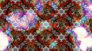 Çiçekli çiçek deseni, suluboya. Süslü kumaş deseni. Raster deseni.