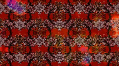 Eskiz Vintage Çiçek Deseni. Raster Kalça dokusu deseni.