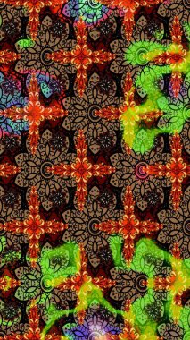 Siyah ve kahverengi renkler üzerine çiçek desenli eskiz, el yapımı papatyalar, papatyalar. Tekrarlayan çiçek arkaplanı, zarif siyah ve kahverengi çiçek duvar kağıdı.