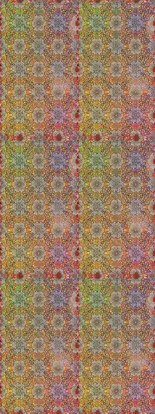 Kahverengi ve bej renkli çiçekler. Raster illüstrasyonu. Kusursuz çiçek deseni duvar kağıdı için kullanılabilir.