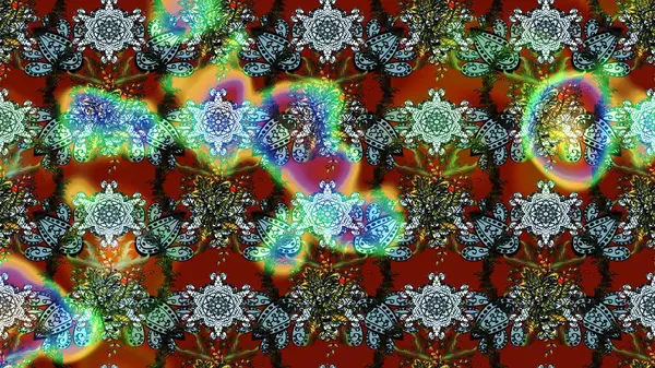 Klasik taslak çizimi. Raster Yumuşak kumaş deseni. Raster çiçek izi. Çiçek yeşili ve mavi çizim deseni.