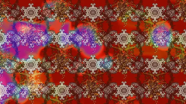 Raster illüstrasyonu. Küçük çiçekli şirin bir desen. Çiçek ve yapraklı çiçek deseni.