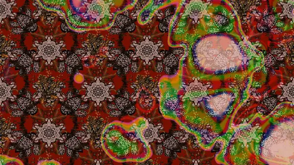 Çiçeğin suluboya çizimlerinin mükemmel deseni. Eski model. Dekorasyon ve tasarım için güzel bir desen. Raster illüstrasyonu. Moda baskısı. Suluboya çizim deseni.