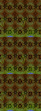 Renkli Bahar Teması eskiz kalıbı. Kahverengi renkte zarif çiçekli suluboya. Raster illüstrasyonu. Düz Çiçek Elementleri Tasarımı.