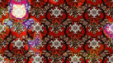 Raster suluboya çiçek deseni, narin çiçekler, kahverengi ve kırmızı çiçekler, tebrik kartı şablonu. Güzel kumaş deseni.