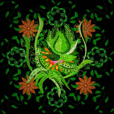 Parlak arka planda çiçek kompozisyonu olan kusursuz suluboya desenleri, ambalajlar, duvar kağıtları, kartpostallar, tebrik kartları, düğün davetiyeleri, romantik etkinlikler vs..