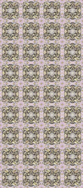 Barok tarzında kusursuz bir doğulu süsü. Geleneksel klasik raster altın pürüzsüz desen. Tarafsız, gri ve bej renklerde altın elementler.