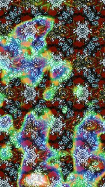 Mavi, yeşil ve gri el çizimi desen. Karalama çiçekleri çizim kalıbı. Raster deseni. Sanat ilham verir, yeşil ve gri renkli çiçekler ve arka plan bırakır.