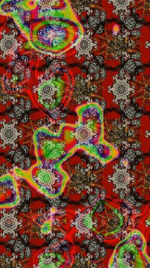 Poster ya da kapak için arka plan. Tekstil için figür. Yapraklı çizim şekli. Şirin, zarif çiçekler Raster illüstrasyonu. Davetiye ve kartpostal tasarımı için dekoratif çiçek unsurları.