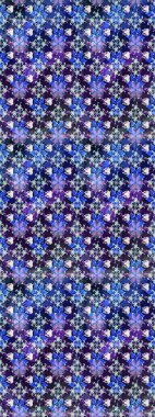 Doğal kozmetik ürünleri, parfüm, çiçekçi dükkanı için bahar ihalesi tasarımı. Karşılama ya da düğün geçmişi olarak kullanılabilir. Mavi ve mor lale çiçekli Raster eskiz deseni. Paket kağıdı için en iyisi..