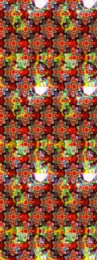 Kırmızı ve bej renkli çiçekler suluboya tarzında. Kırmızı ve bej renkte çiçekler olan çiçek deseni çiz.