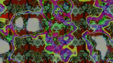 Yeşil ve gri renkli çiçekler. Güzel çiçek deseni. Düz Çiçek Elementleri Tasarımı. Renkli Bahar Teması çizim şablonu.