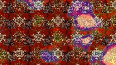 Güzel kumaş deseni. Güzel suluboya yaz çiçekleri deseni..