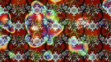 Kahverengi ve gri renklerde. Raster deseni. Küçük çiçekteki sevimli çiçek deseni. Soyut çiçek çizim kalıbı arka planı. Raster illüstrasyonu.