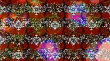 Taslak dekoratif arka plan, çiçek mandala. Kahverengi ve gri renklerde. Raster illüstrasyonu. Çiçek..