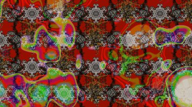 Flower eskiz arka planı. Çiçek deseni. Şatafatlı bahar bahçesi dokusu. Raster illüstrasyonu.