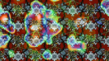 Desen, çizim, çiçek sınırı. Raster illüstrasyonu. Güzel, parlak, pürüzsüz kumaş, tuval. Eski moda arka plan. Çiçek çelengi. Kıvırcık, parlak örgü.