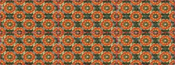 Kahverengi ve turuncu renklerde altın element. Davetiyeler, kartlar, web sayfası için Raster illüstrasyon. Doğu tarzı element. Çizgi sanatı tasarım şablonu için kusursuz sınır. Altın çizgili çiçek dekoru.